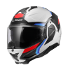LS2 FF910 ADVANT II TRIPLE WHITE BLUE RED