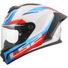 LS2 FF820 RAPID III HYPER WHITE BLUE RED