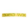SX10 WX DECAL (GREEN 72 INCH)