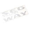 SSV DOOR SEGWAY DECAL (RIGHT GREY)