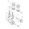 Crankshaft connection rod&piston assembly