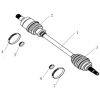 REAR LEFT DRIVE AXLE (XL)
