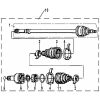 REAR LEFT DRIVE AXLE（EURO 4）
