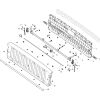 Cargo box door panel assembly