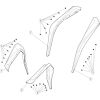 Widened mudguard.