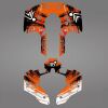 GRAPHIC STICKER KIT for Segway AT5-L orange