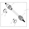 REAR LEFT DRIVE AXLE (MATCH REAR GEAR-BOX 47163)