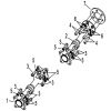 FRONT AND REAR KNUCKLE ASSY