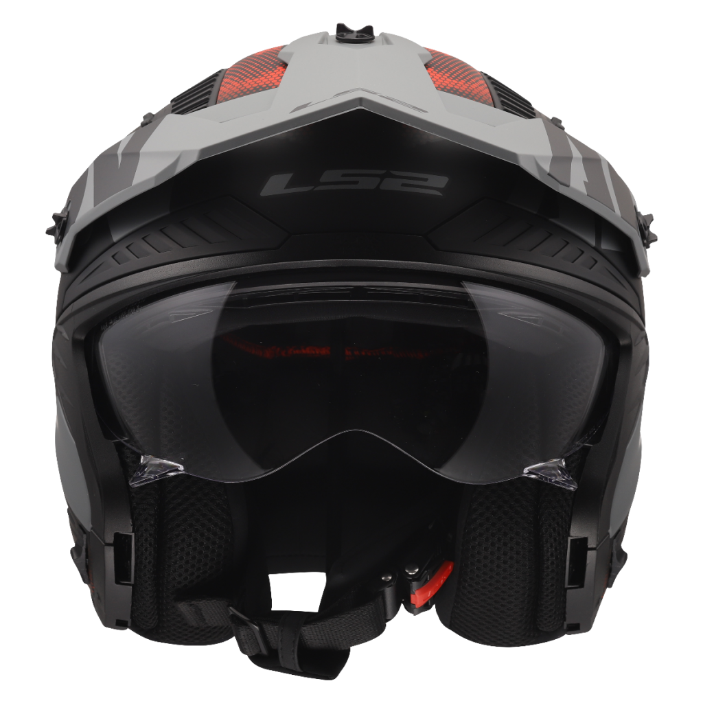 LS2 OF606 DRIFTER GAS GREY RED-06 | Segway B2C
