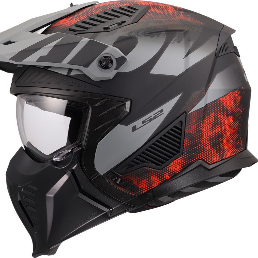 セキュリティ・セーフティ LS2 drifter of606 LS2 OF606 DRIFTER GAS GREY RED-06 | Segway B2C