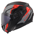 LS2 FF910 ADVANT II GLIDE BLACK GREY RED XS