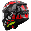 LS2 FF812 KID PUNK GREY RED L