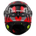 LS2 FF812 KID PUNK GREY RED L