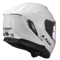 LS2 FF818 STORM III SOLID GLOSS WHITE XS