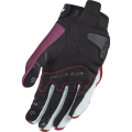 LS2 DART 2 LADY GLOVES BLACK RED GREY S