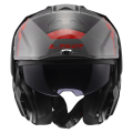 LS2 FF910 ADVANT II GLIDE BLACK GREY RED XS