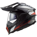 LS2 MX701 EXPLORER C FRONTIER G.TITANIUM RED XXL
