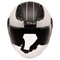 LS2 OF616 AIRFLOW II COVER MATT WHITE RED-06 XXL