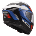 LS2 FF817 CHALLENGER II VIPER WHITE BLUE RED M