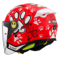 LS2 OF622 FUNNY II PAWS RED S