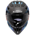 LS2 MX702 PIONEER II BLOCK BLACK RED BLUE-06 L