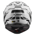 LS2 FF818 STORM III KAOS WHITE GREY S