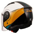 LS2 OF616 AIRFLOW II COVER WHITE BROWN-06 XXL
