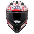 LS2 MX702 PIONEER II FANTASY WHITE RED BLUE-06 L