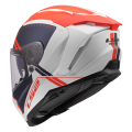 LS2 FF817 CHALLENGER II TITAN WHITE BLUE RED XL