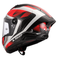 LS2 FF805 THUNDER GP AERO RAUTE WHITE RED-06 XXL
