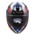 LS2 FF817 CHALLENGER II VIPER WHITE BLUE RED M