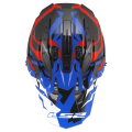LS2 MX708 FAST II GROTESK WHITE BLUE RED-06 M
