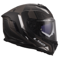 LS2 FF818 STORM III SPORTY BLACK GREY S
