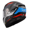 LS2 FF811 VECTOR II C SAVAGE WHITE BLUE RED-06 M