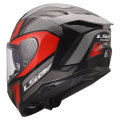 LS2 FF817 CHALLENGER II VIPER GREY RED S