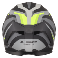 LS2 FF820 RAPID III HYPER BLACK H-V YELLOW M