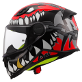 LS2 FF812 KID PUNK GREY RED S