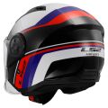 LS2 OF616 AIRFLOW II RUSH WHITE BLUE RED-06 L