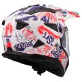 LS2 MX702 PIONEER II FANTASY WHITE RED BLUE-06 L