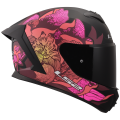 LS2 FF820 RAPID III POPPIES II BLACK PINK XS