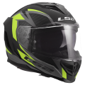 LS2 FF818 STORM III DYNAMO BLACK H-V YELLOW XS
