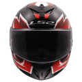 LS2 FF820 RAPID III XTREM WHITE BLACK RED L