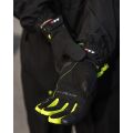 LS2 JET 2 MAN GLOVES BLACK H-V YELLOW XL