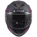 LS2 FF818 STORM III BURST BLACK PINK XXS