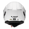 LS2 FF818 STORM III SOLID GLOSS WHITE XS