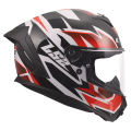 LS2 FF820 RAPID III XTREM WHITE BLACK RED L