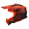 LS2 MX708 FAST II DUCK M.H-V ORANGE RED-06 XS