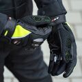 LS2 SPARK 2 AIR MAN GLOVES BLACK H-V YELLOW L