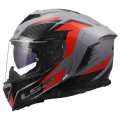 LS2 FF818 STORM III DYNAMO GREY RED XXL