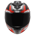 LS2 FF820 RAPID III HYPER BLACK RED XL